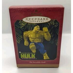 1997 Hallmark Keepsake Ornament~ Marvel Comics The Incredible Hulk